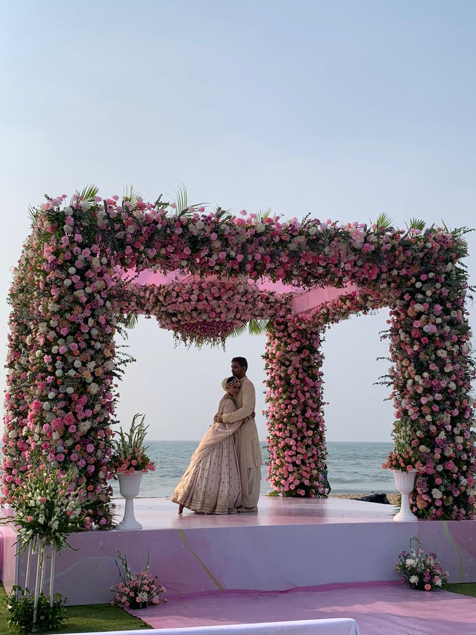 Beach Side wedding decoration by The Camellia Events